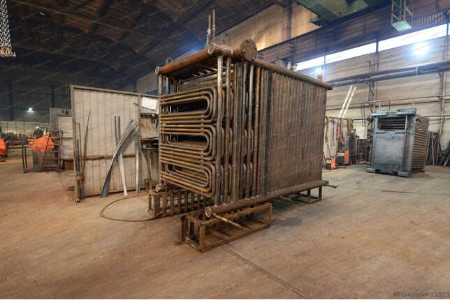 Твердотопливный котел 0.7 МВт - изготовление