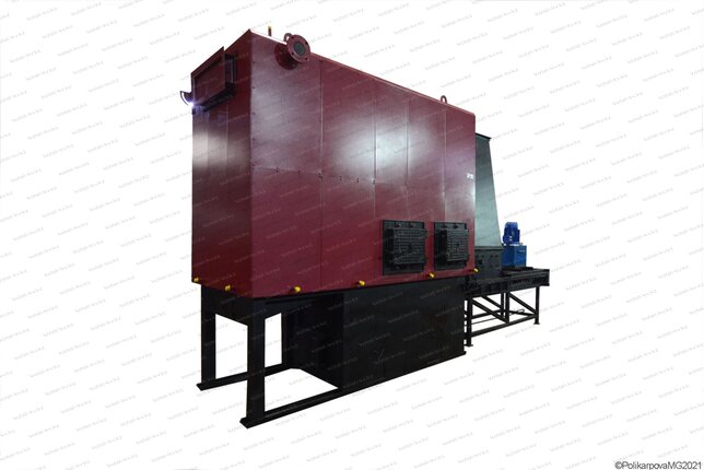 Котел твердотопливный на опилках 1.0 МВт