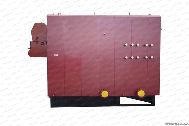 Твердотопливный котел 1.5 МВт с топкой ЗП РПК