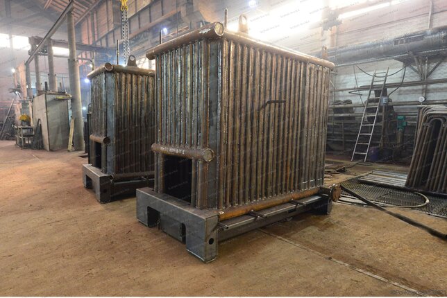Твердотопливный котел 1160 кВт - изготовление