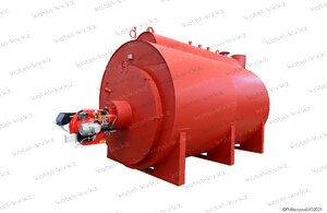 Котел паровой 0.5 тонны 170 С на мазуте и отработанном масле