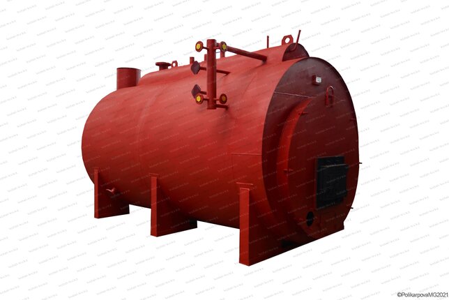 Паровой угольный котел 1600 кг в час с температурой 115 С